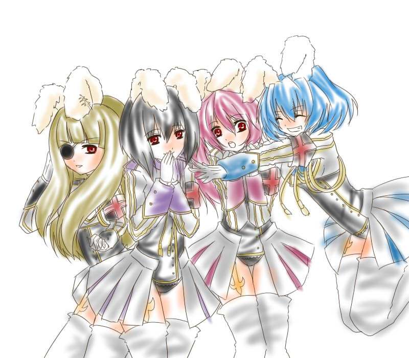 chiester410, chiester45, chiester00, and chiester556 (umineko no naku koro ni) drawn by reira_(snowstrawberry)