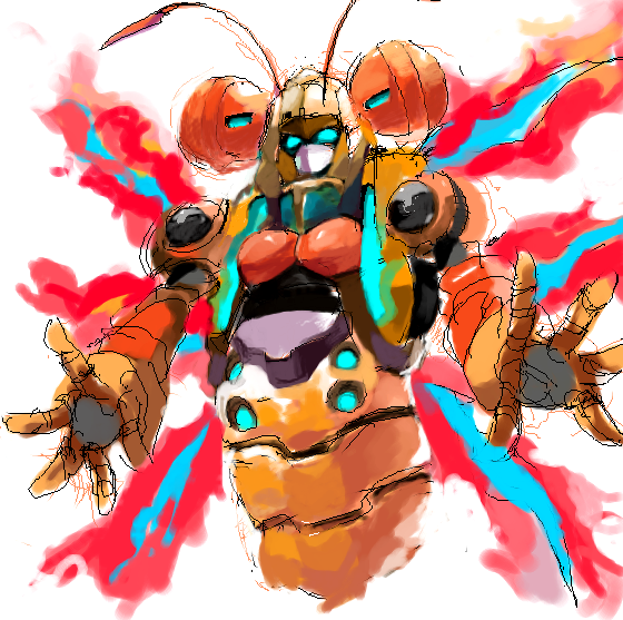 sol titanion (mega man and 2 more) drawn by byte_(grunty-hag1)