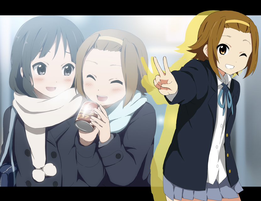akiyama mio and tainaka ritsu (k-on!) drawn by kakiuchi_itsuki