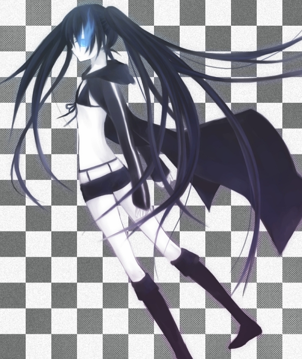 black rock shooter (black rock shooter) drawn by sakuragi_mikan