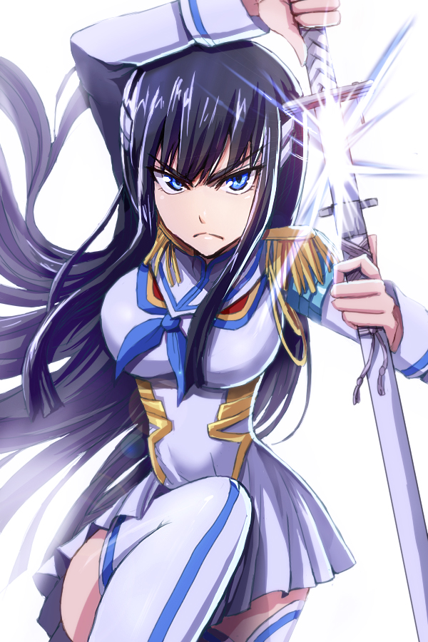 kiryuuin satsuki and junketsu (kill la kill) drawn by masa_tarou
