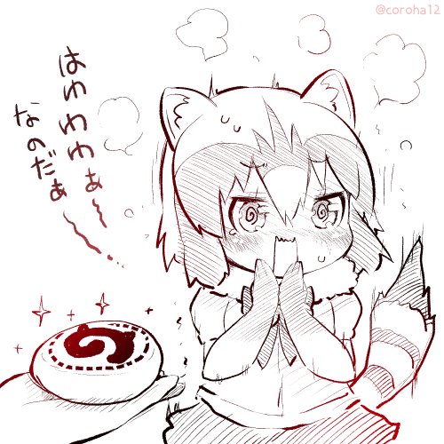 common raccoon (kemono friends) drawn by coroha