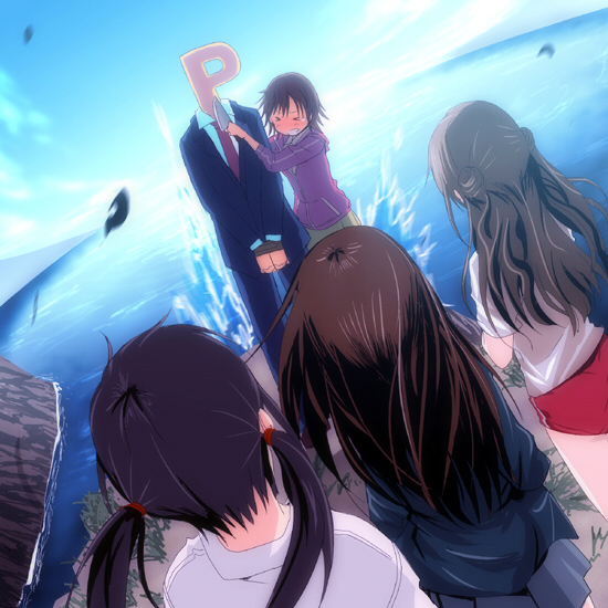 producer, shibuya rin, shimamura uzuki, p-head producer, honda mio, and 1 more (idolmaster and 1 more) drawn by iwatozaki_mamoru
