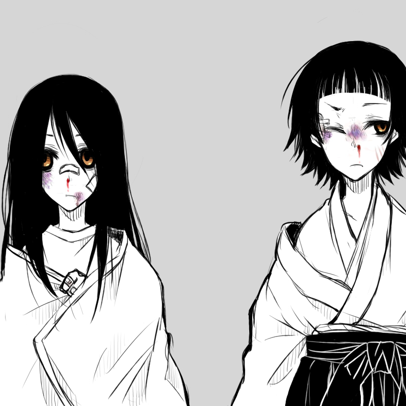komori kiri and tsunetsuki matoi (sayonara zetsubou sensei) drawn by tadano_kagekichi