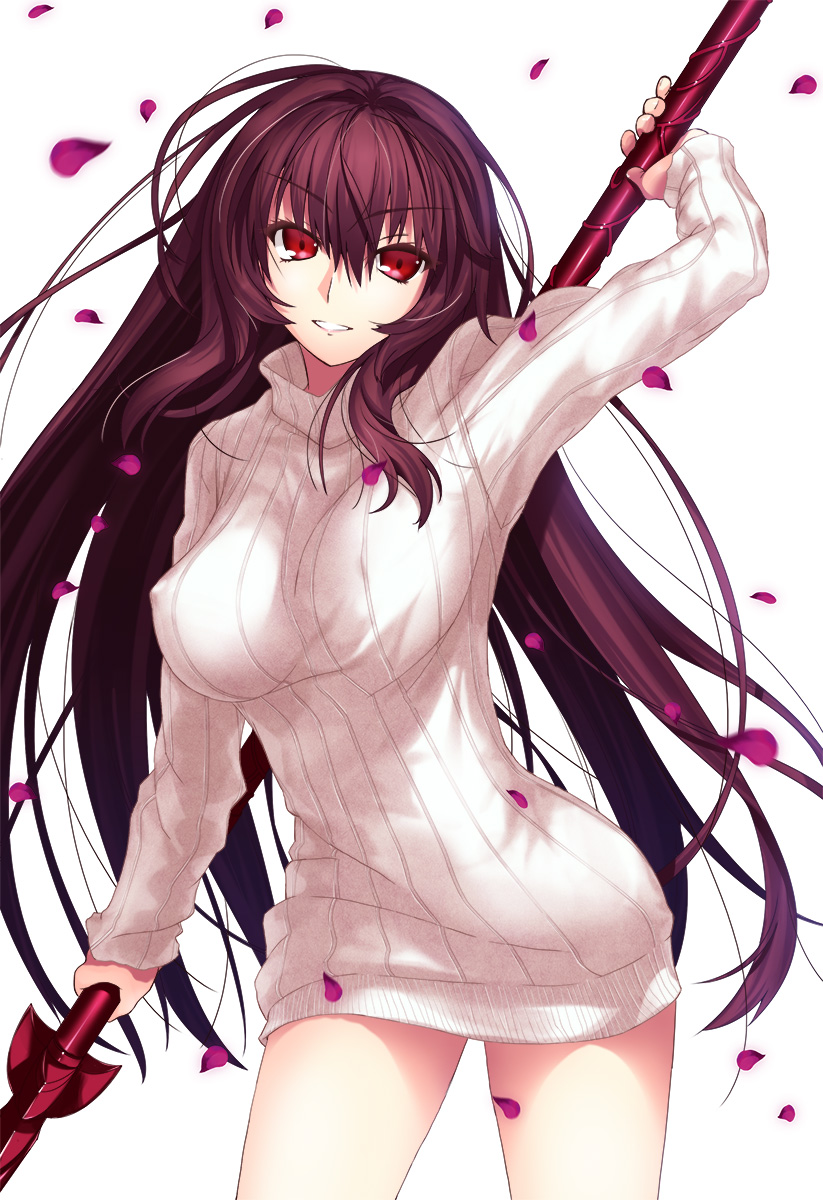 scathach (fate and 1 more) drawn by yoshida_takuma