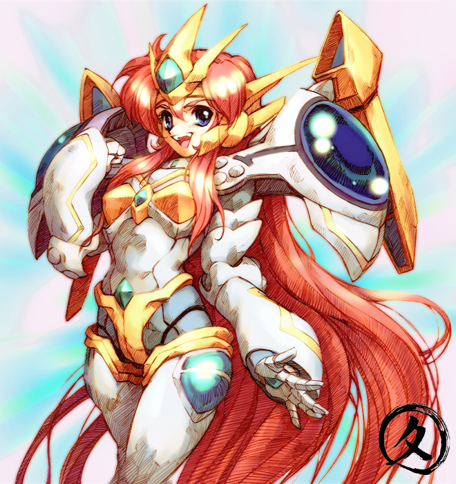 valsione and valsione r (super robot wars and 1 more) drawn by hisahiko