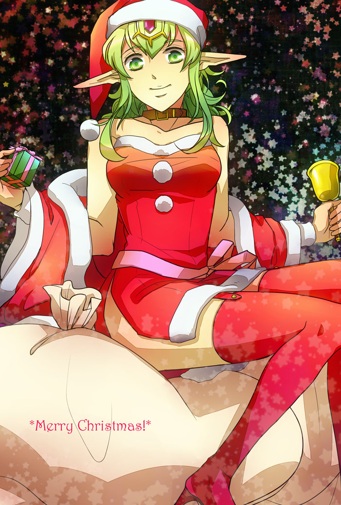tiki and christmas elf (fire emblem and 2 more) drawn by satozaki_mutou