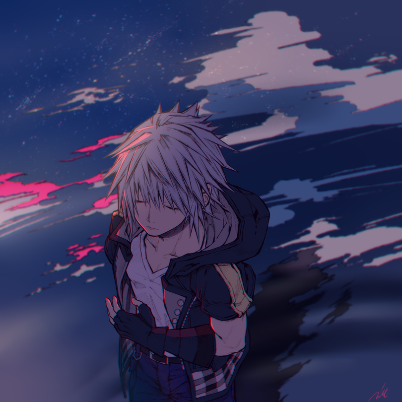 riku (kingdom hearts and 1 more) drawn by mim_(mimya0600)