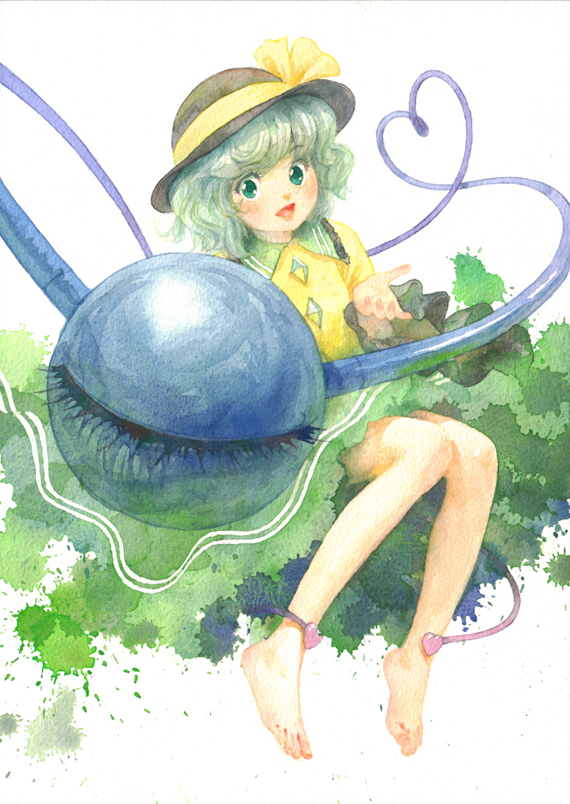 komeiji koishi (touhou) drawn by misawa_hiroshi