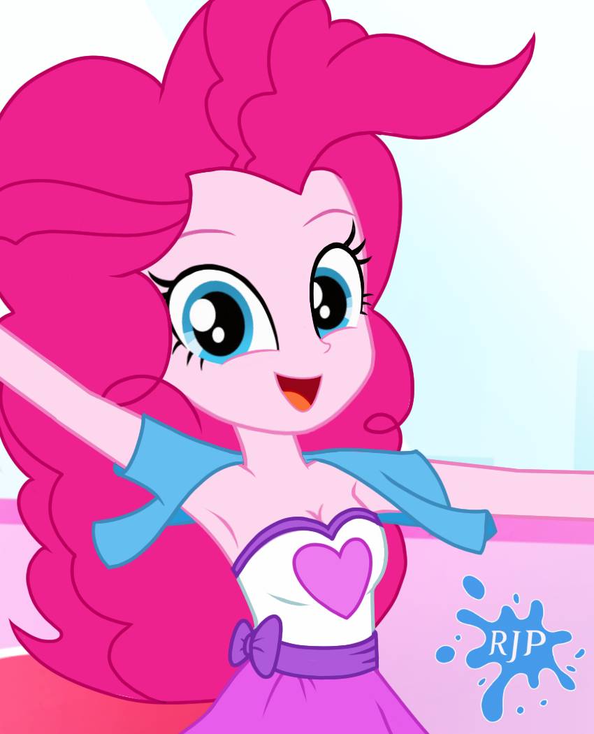 pinkie pie (my little pony and 2 more) drawn by rammy_junior_painter