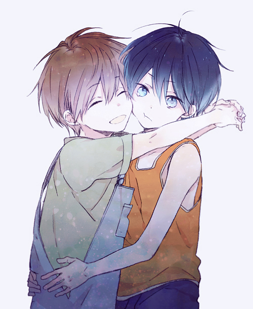 tachibana makoto and nanase haruka (free!) drawn by harukaze_(jonathan)