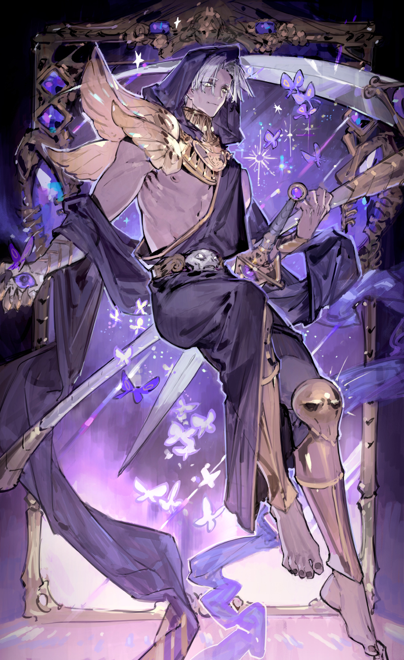 thanatos (hades and 1 more) drawn by starshadowmagician