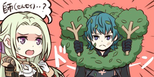 edelgard von hresvelg and male byleth (fire emblem and 1 more) drawn by ma2acworks