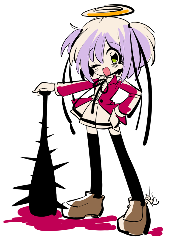 mitsukai dokuro (bokusatsu tenshi dokuro-chan) drawn by sameyama_jiro