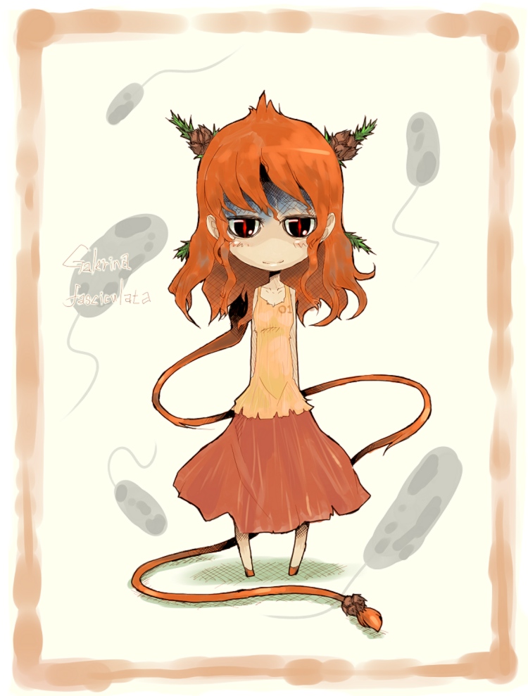 galerina fasciculata (oso-teki kinoko gijinka zukan) drawn by oso_(toolate)