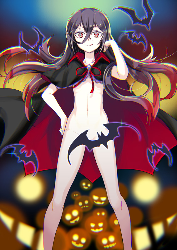 nyarlathotep (original and 2 more) drawn by kuroi_nyan