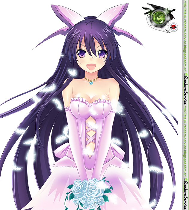 yatogami tohka (date a live) drawn by ors_anime_renders