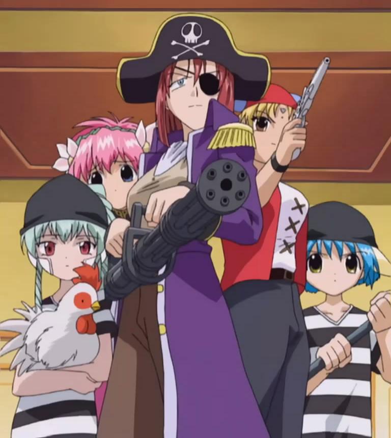 milfeulle sakuraba, mint blancmanche, ranpha franboise, forte stollen, and vanilla h (galaxy angel)