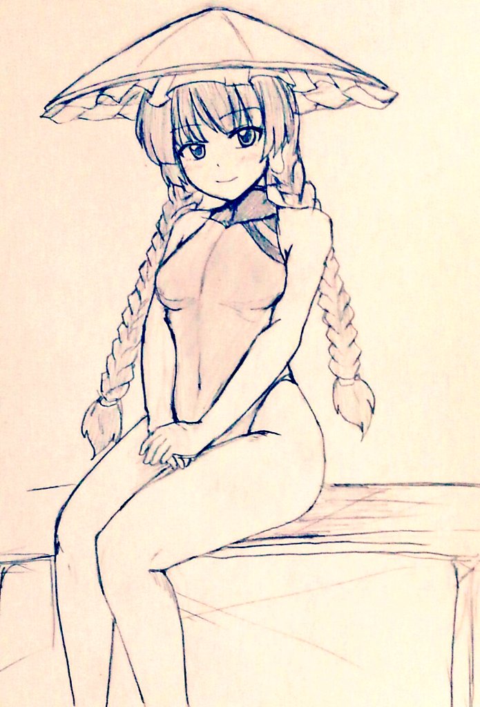 yatadera narumi (touhou) drawn by d-m_(dii_emu)