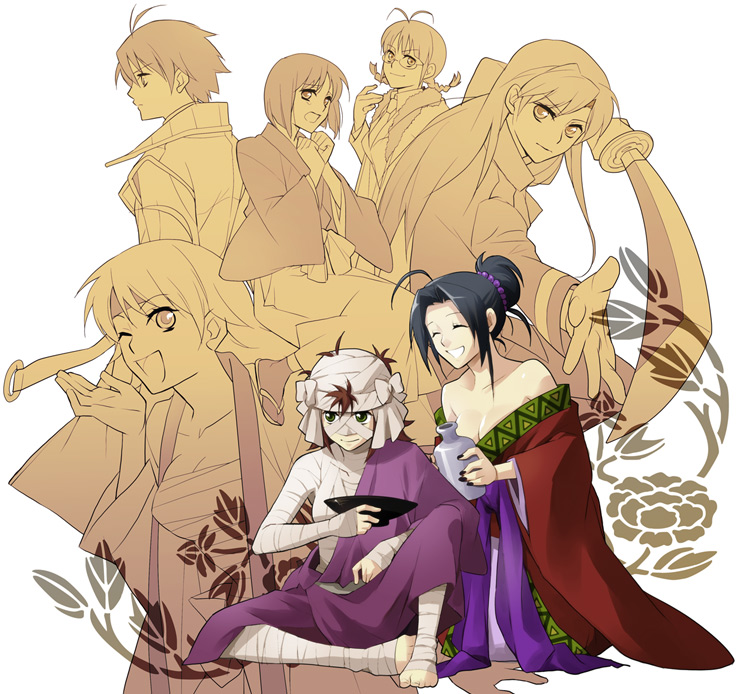hoshii miki, kisaragi chihaya, amami haruka, kikuchi makoto, miura azusa, and 9 more (idolmaster and 2 more) drawn by dorei_k