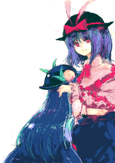 hinanawi tenshi and nagae iku (touhou) drawn by tasu_tasuta