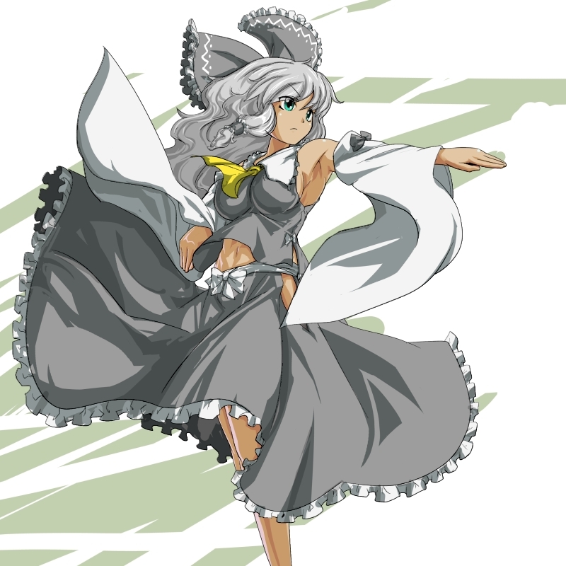 hakurei reimu, toki, and hakurei toki (touhou and 2 more) drawn by rekise