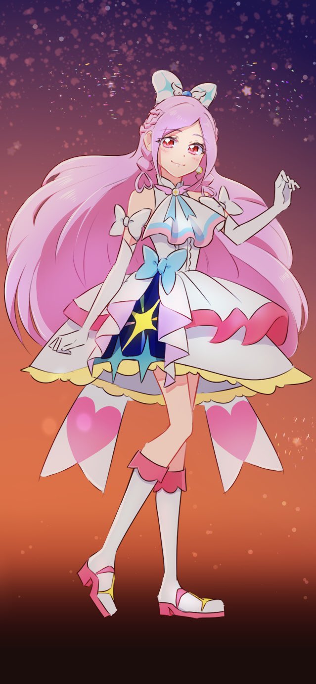 higashi setsuna, cure prism, and cure passion (precure and 2 more) drawn by fpminnie1