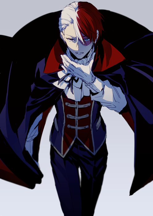 todoroki shoto (boku no hero academia) drawn by hegi