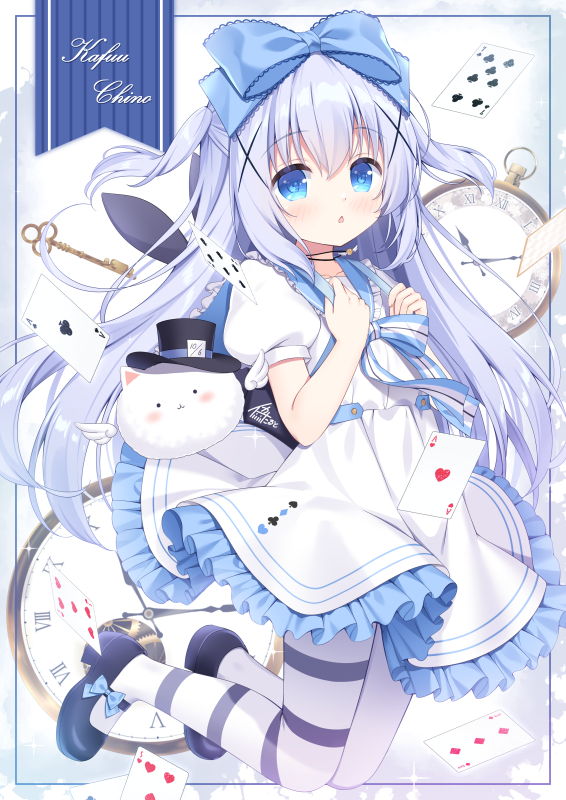 kafuu chino, alice, and tippy (gochuumon wa usagi desu ka? and 1 more) drawn by ikataruto