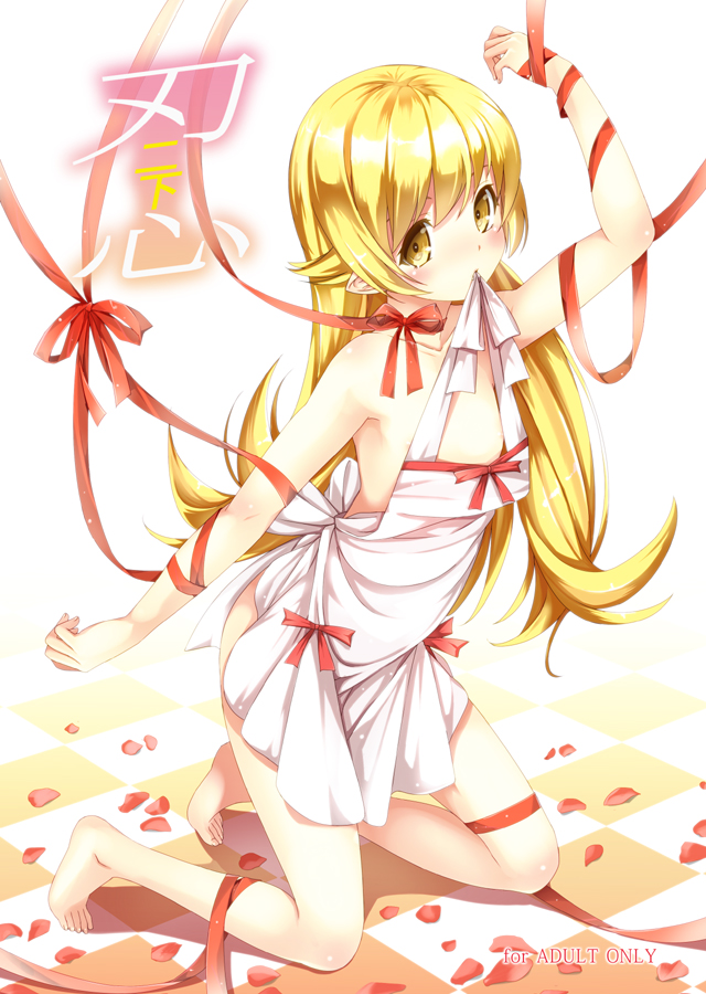 oshino shinobu (monogatari and 1 more) drawn by sankuro_(agoitei)