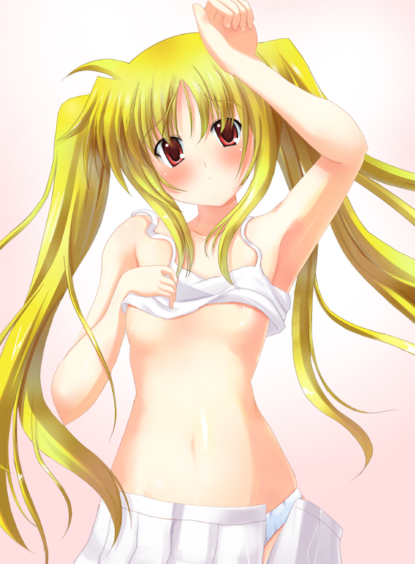 fate testarossa (lyrical nanoha and 1 more) drawn by odayan