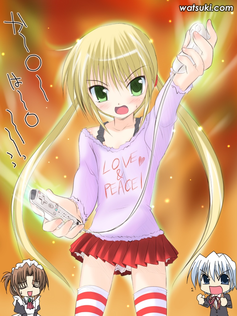 sanzen'in nagi, maria, and ayasaki hayate (hayate no gotoku!) drawn by watsuki_ayamo