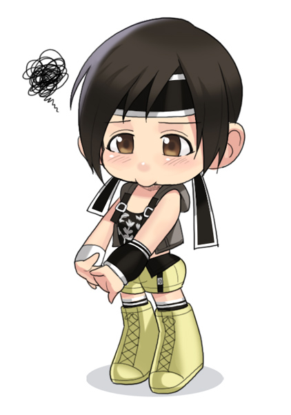 yuffie kisaragi (final fantasy and 2 more) drawn by maou_alba