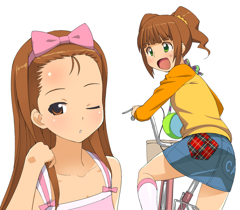 minase iori and takatsuki yayoi (idolmaster) drawn by a1_(initial-g)