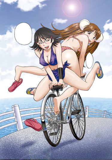 kido karin and iinchou (karin to.) drawn by the_seiji