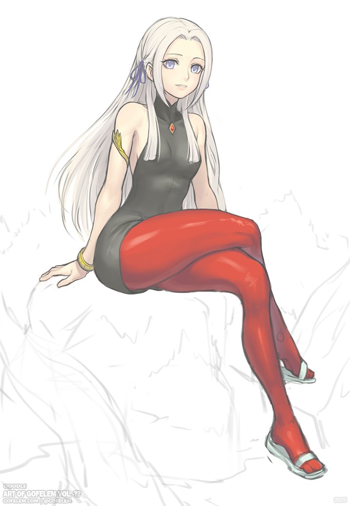 edelgard von hresvelg (fire emblem and 1 more) drawn by gofelem