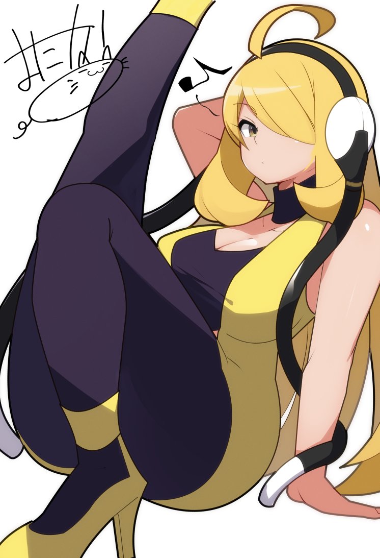 cynthia and elesa (pokemon and 2 more) drawn by mituyota_76