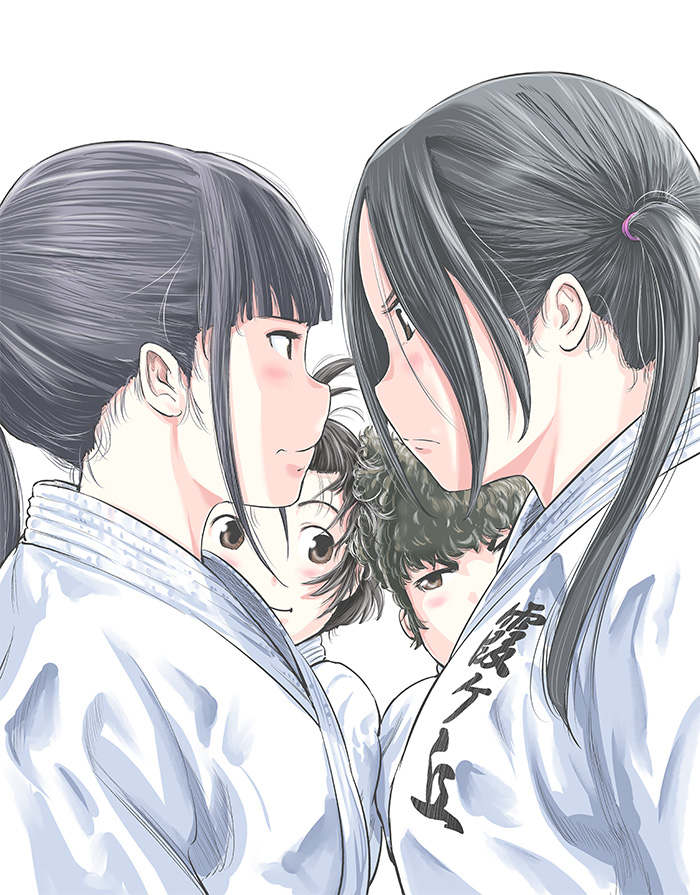 sonoda michi, hiura towa, amane erika, and senoo midoriko (mou ippon!) drawn by muraoka_yuu