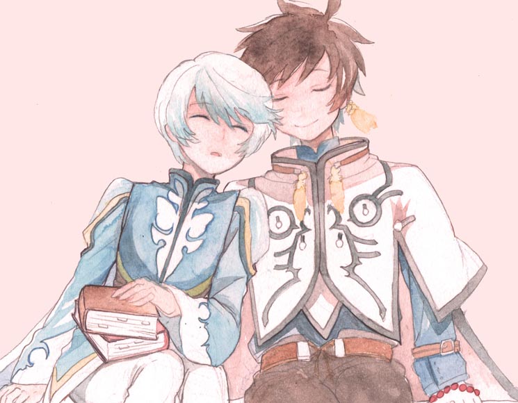 sorey and mikleo (tales of and 1 more) drawn by uhiha318