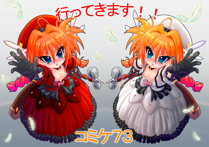vita and graf eisen (lyrical nanoha and 3 more) drawn by kabutoyama