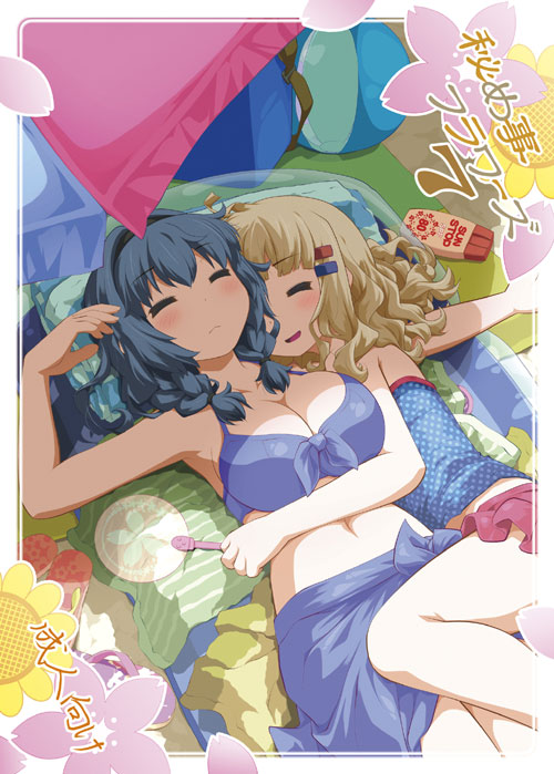oomuro sakurako and furutani himawari (yuruyuri) drawn by goyacchi
