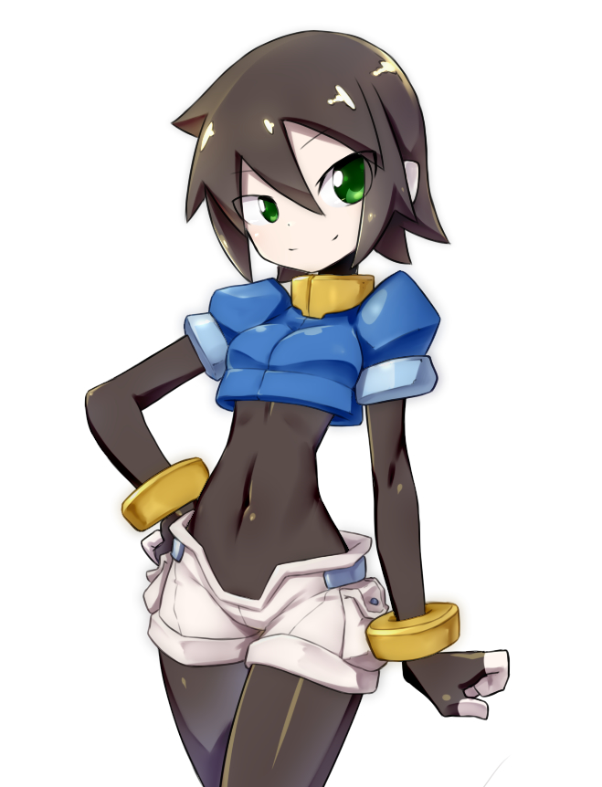 aile (mega man and 1 more) drawn by bingshan