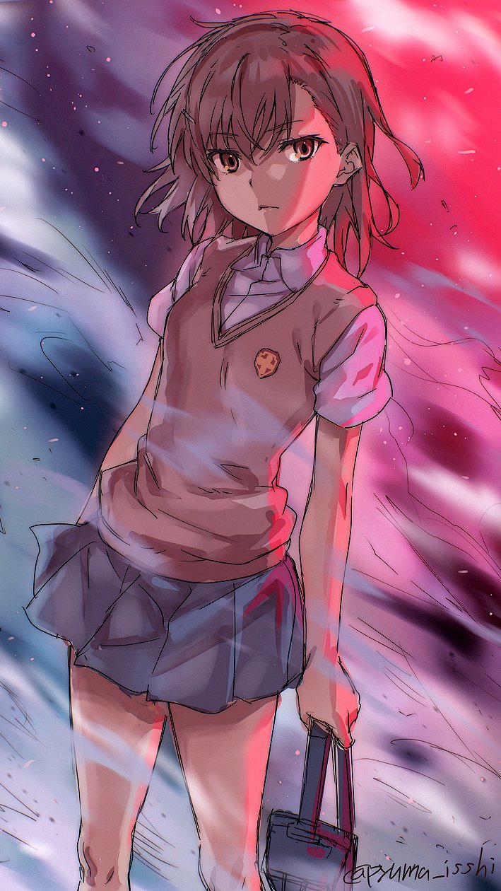 misaka imouto (toaru majutsu no index and 1 more) drawn by isshi_pyuma
