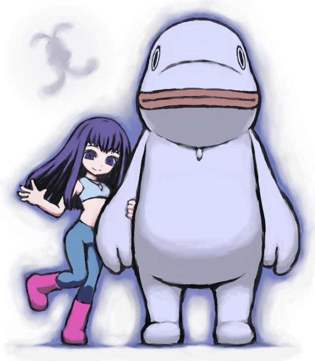chroniko, hyohyo, and kaba (kaiba) drawn by iseki_(kuroshura_no_tabiji)