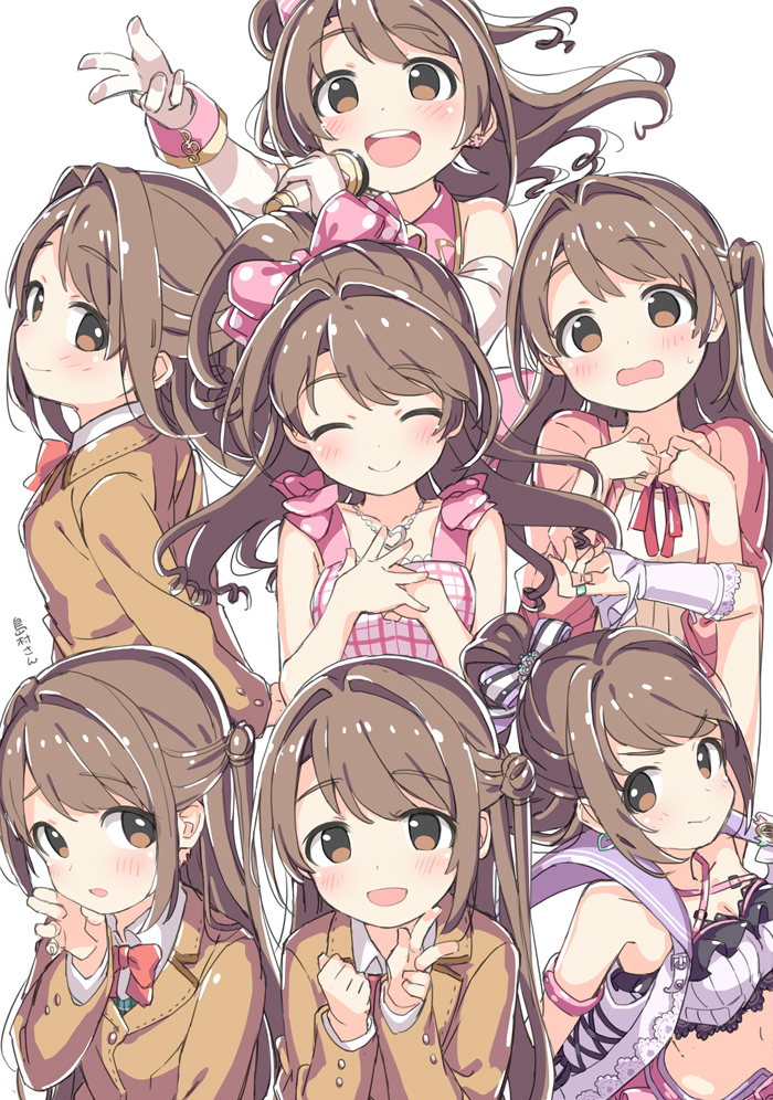 shimamura uzuki (idolmaster and 1 more) drawn by kuresuku_(lessons)