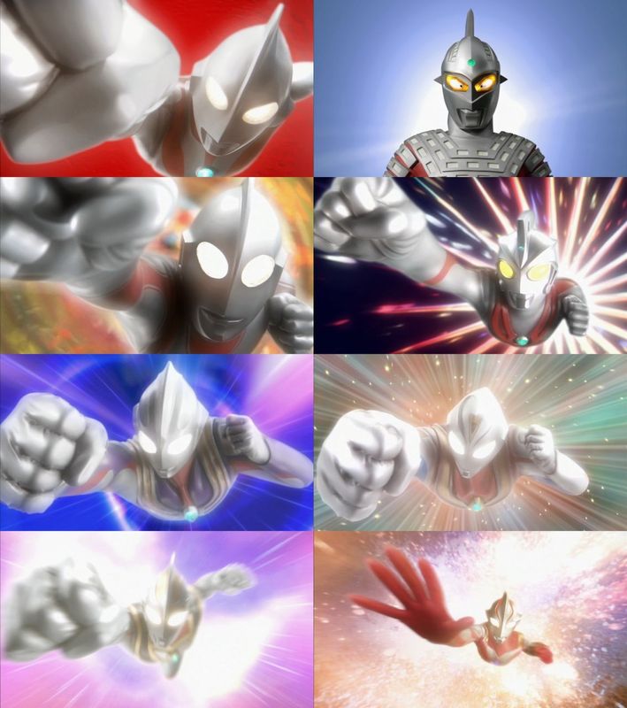 ultraman, ultraseven, ultraman tiga, ultraman gaia, ultraman jack, and 3 more (ultra series and 8 more)