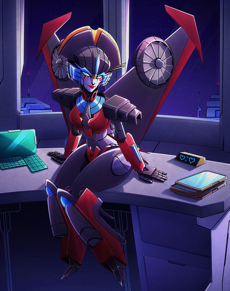 windblade (transformers and 1 more) drawn by katya_sair