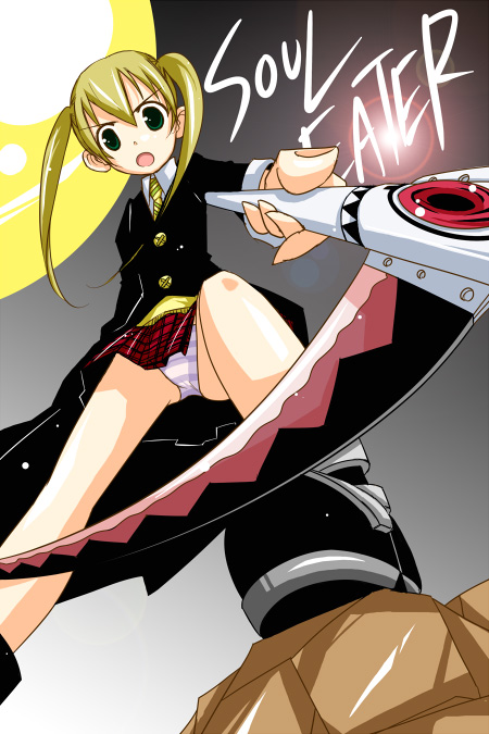 maka albarn and soul evans (soul eater) drawn by yumesato_makura