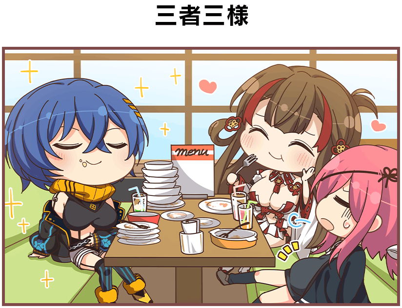 toki, kazakiri, and amane (senran kagura and 1 more)