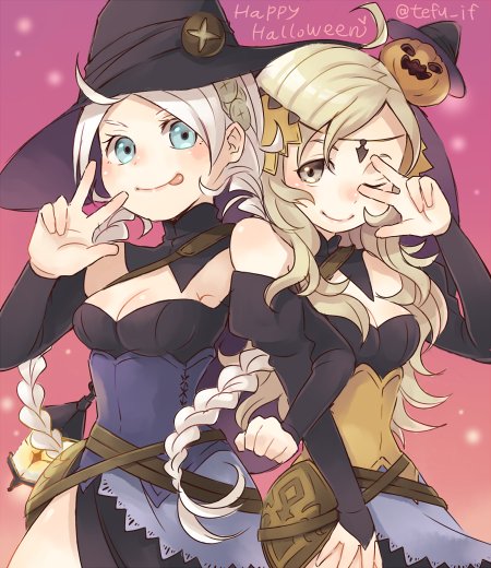 nina and ophelia (fire emblem and 1 more) drawn by tefutene